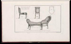 Profil et Elévation d'une Voyelle [et] Duchesse brisée ou Chaise longue