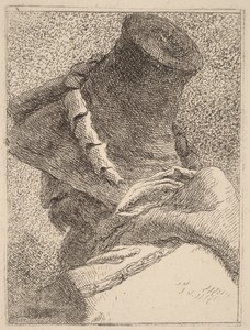 Profile of an Old Man with a Hat