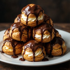 Profiterole Chocolate Drizzle