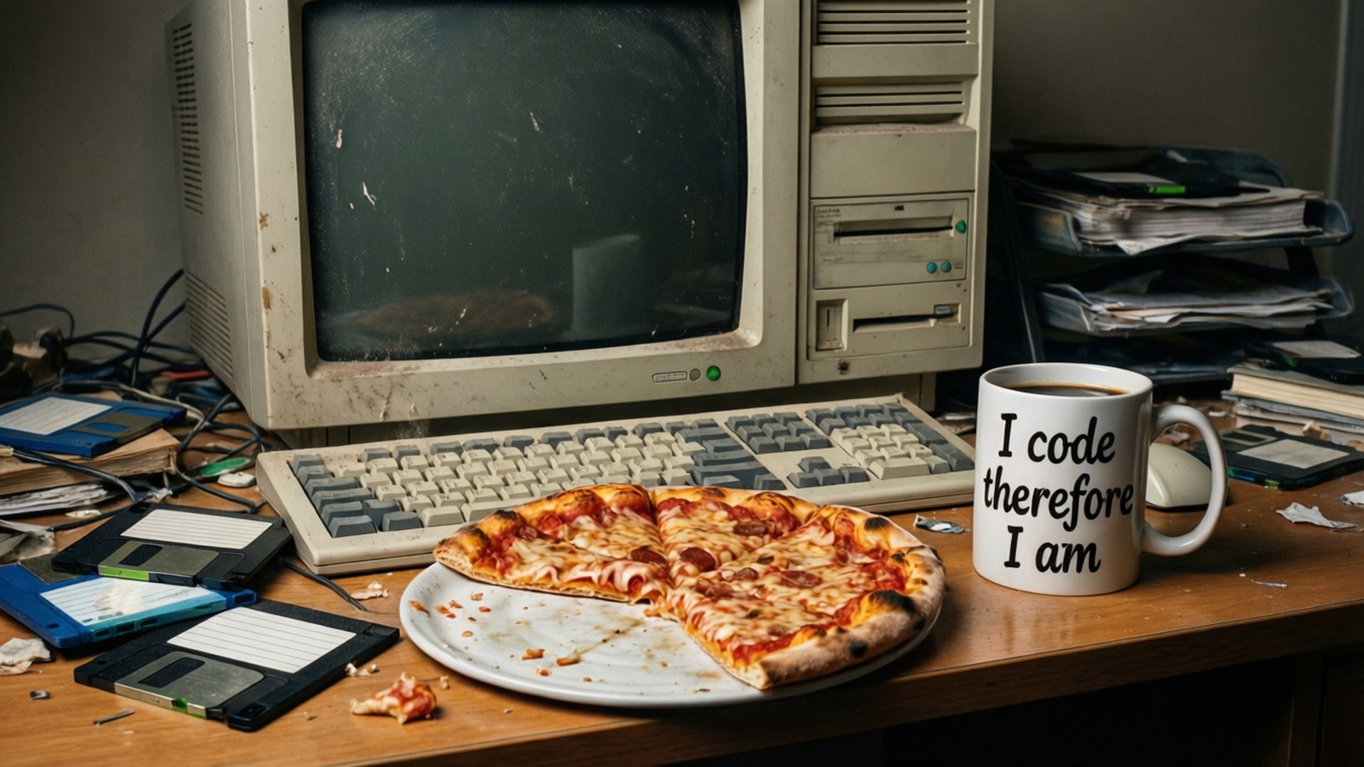 Programmer's Mess by Wallpapers.art Studio