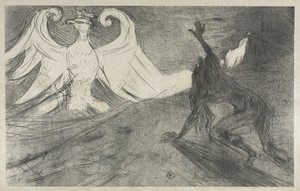 Project for Frontispiece to:  Au pied du Sinaï