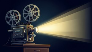 Projector Light Beam