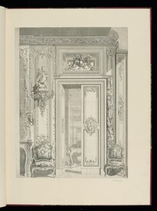 Projet de Porte d'Appartement fait pour Me. La Baronne de Bezenval.