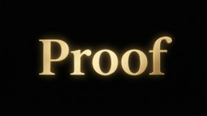 Proof Typography Gold