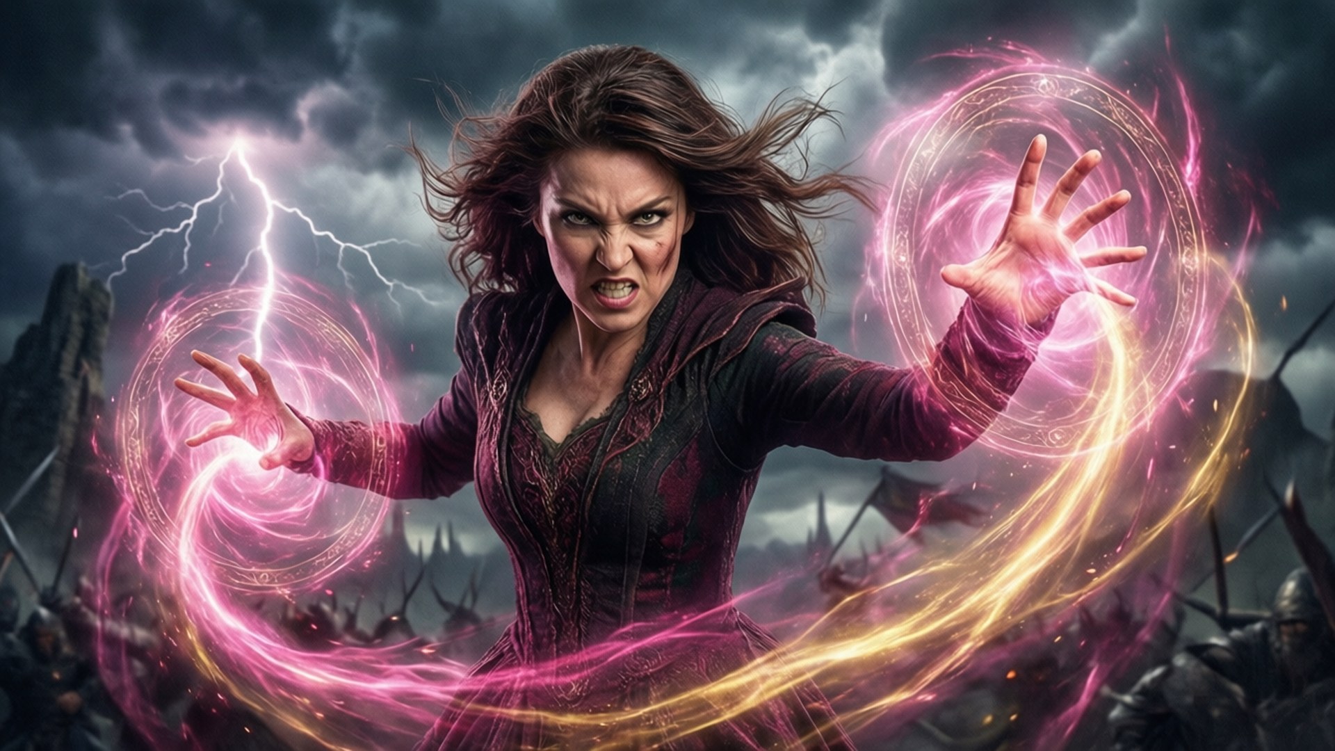 Protective Spell Cast by Wallpapers.art Studio