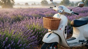 Provence Lavender Vespa