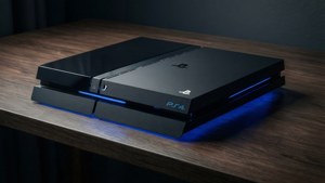 PS4 Console Neon Glow