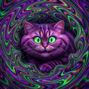 Psychedelic Cat