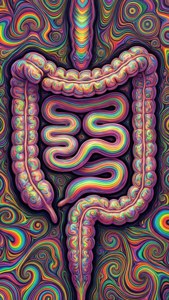 Psychedelic Intestines Mandala