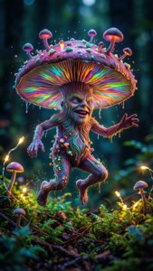 Psychedelic Mushroom Jump