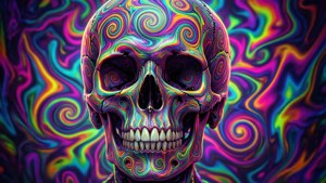 Psychedelic Skull