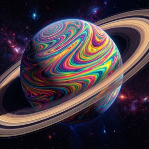 Psychedelic Spiral Rings