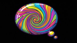 Psychedelic Swirl Bubble