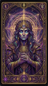 Psychedelic Tarot Figure