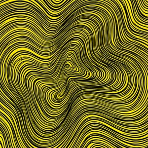 Psychedelic Yellow Lines