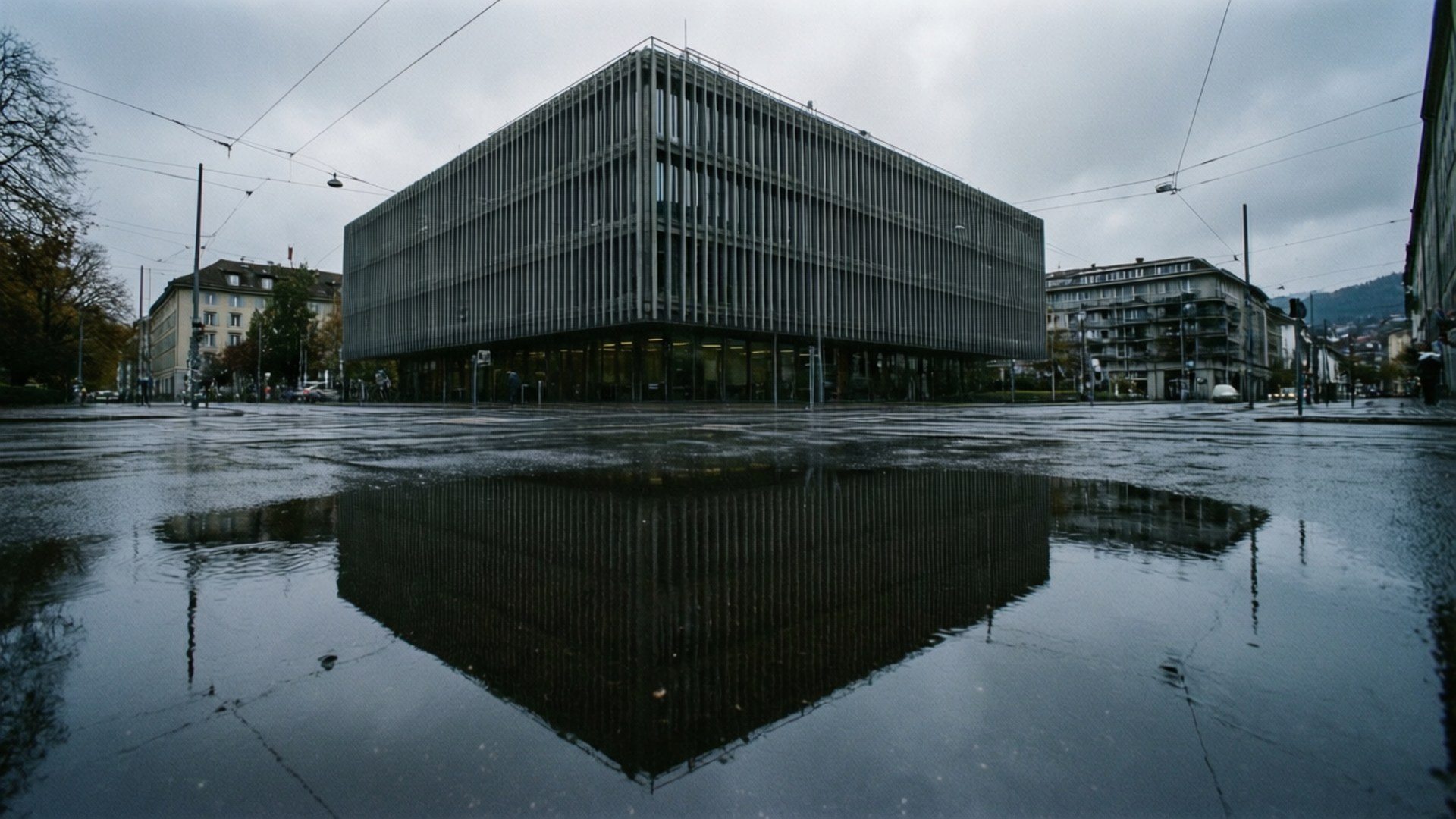 Puddle Reflection ETH by Wallpapers.art Studio
