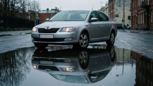 Puddle Reflection Octavia