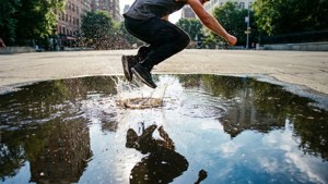 Puddle Splash Jump
