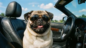 Pug in Shades