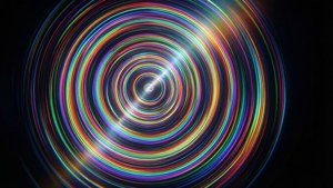 Pulsating Rainbow Rings