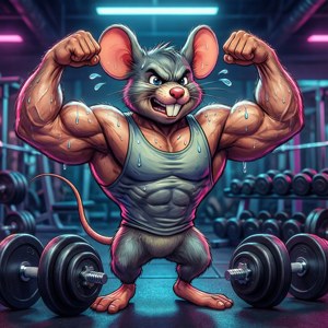 Pumped Toon Mouse
