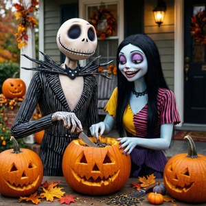 Pumpkin Carving Together