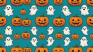 Pumpkin Ghost Pattern
