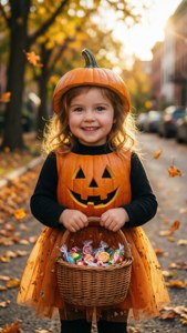 Pumpkin Girl Trick-or-Treat