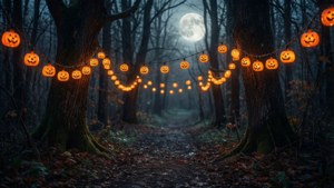 Pumpkin Light Forest