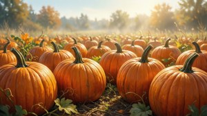 Pumpkin Patch Illustration