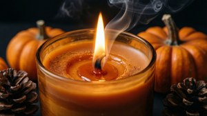 Pumpkin Spice Candle Glow