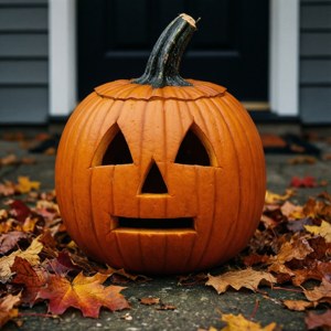 Pumpkin Straight Face