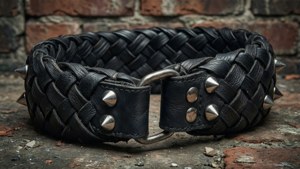 Punk Leather Shackles