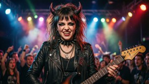 Punk Rock Devil Horns