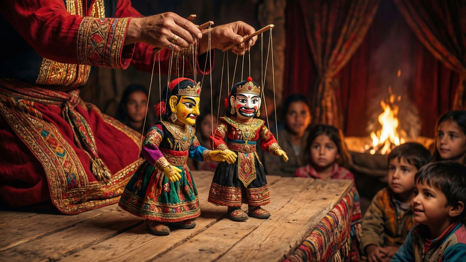 Puppet Show Storytelling Night by Wallpapers.art Studio