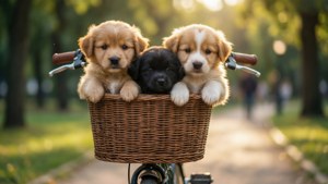 Puppy Basket Ride