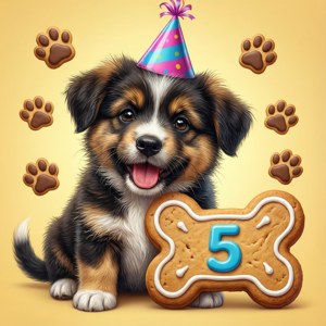 Puppy Party Hat