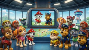 Pups at Headquarters