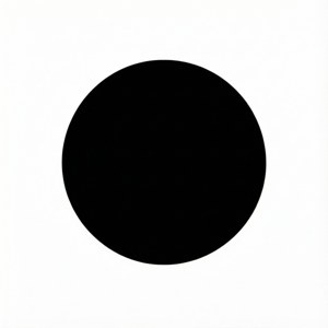 Pure Black Circle