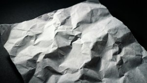 Pure White Crumpled Texture