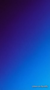 Purple Blue Gradient with Spotify Text