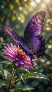 Purple Butterfly Blossom