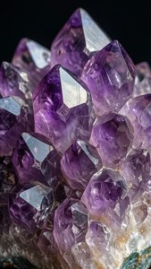 Purple Crystal Cluster