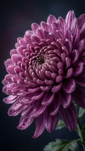 Purple Dew Drop Macro