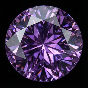 Purple Diamond Gem