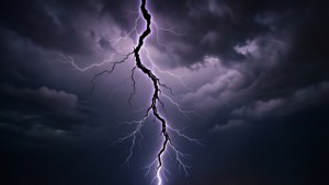 Purple Edge Lightning