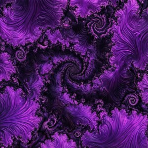 Purple Fractal Spiral