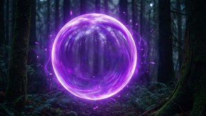 Purple Glowing Orb