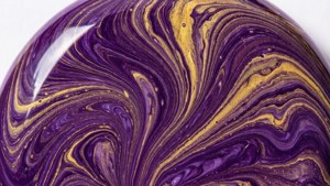 Purple Gold Marble
