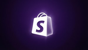 Purple Gradient Shopify Logo